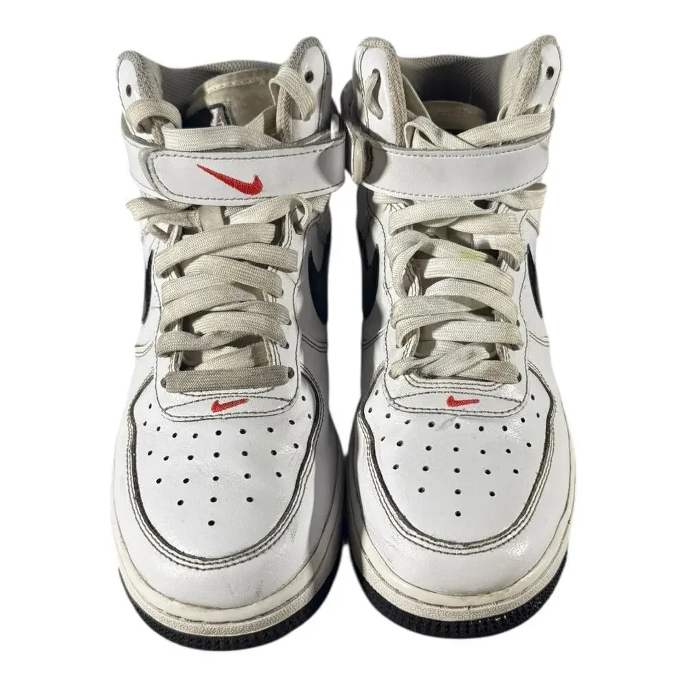 Nike Air Force 1 High Electric White Crimson Black GS 5Y 6.5 wmns max penny
